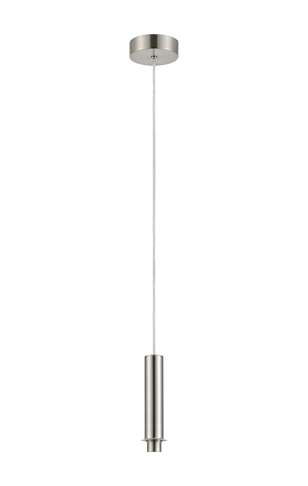 D1008SN  Wick 1.7m 1 Light Pendant, 1 x G9, Satin Nickel